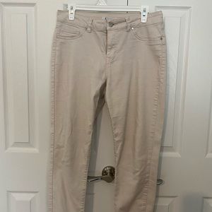 Light Pink Crop Jeans Size 10